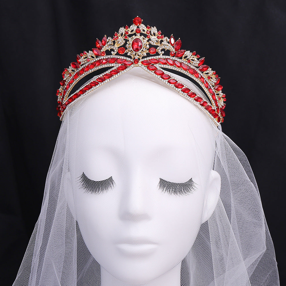 Sparkling Wedding-Style Rhinestone Tiara