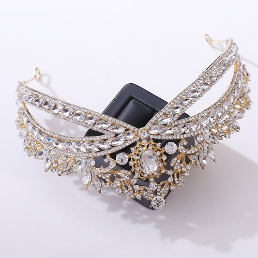 Sparkling Wedding-Style Rhinestone Tiara