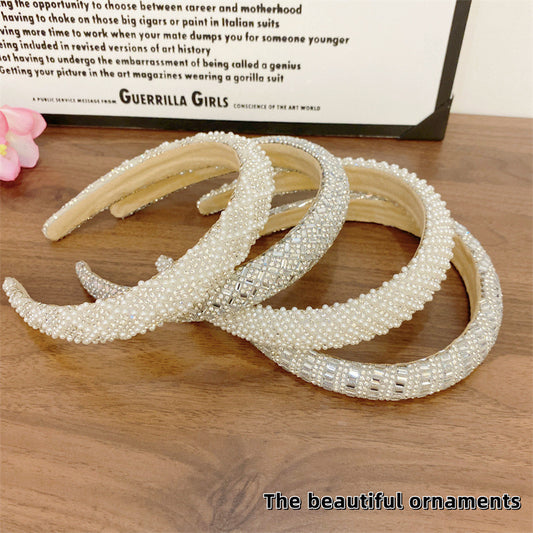 Stunning Vintage-Inspired Pearl Headband